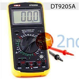Digital multimeter ammeter voltmeter tool lcd DT9205A