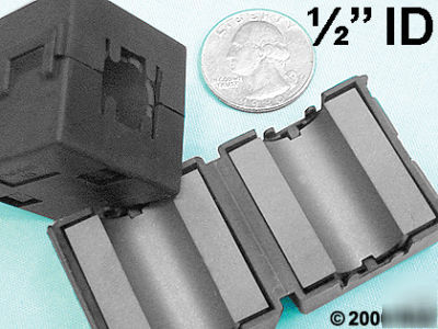 3 big snap-on ferrite core for Â½