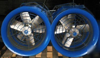 Barely used industrial sized warehouse fans