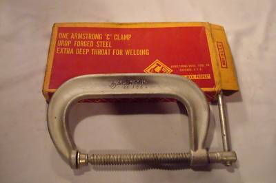 C-clamp-armstrong tools 406S deep throat welding clamp