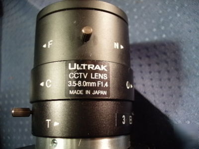 Cctv digital ccd color camera 552 w/ 3.5 to 8MM lens