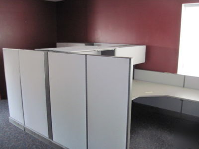 Cubicles haworth modular office cubicles used 