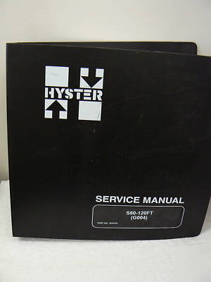 Hyster fork lift service manual S80-120FT G004 #1624735
