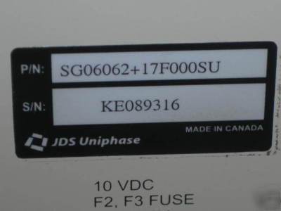 Jds sg series fiber optic matrix switch SG06062+17F000S