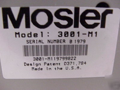 Mosler 3001-M1 window intercom bank pharmacy drive thru