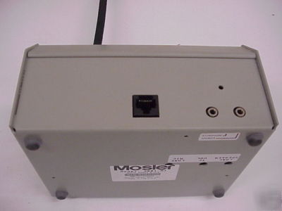 Mosler 3001-M1 window intercom bank pharmacy drive thru