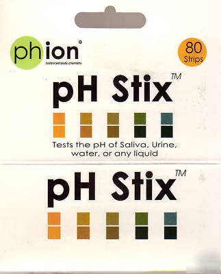 Phion ph stix test ph levels