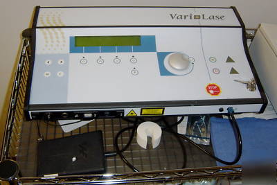 Vari-lase endovenous 426.00 laser console w/ foot pedal