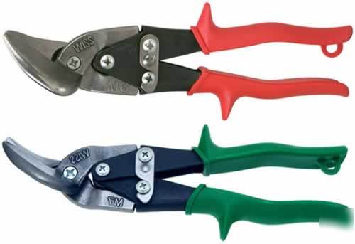 Wiss M6R and M7R offset aviation tin snips (set of 2)