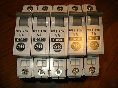 Allen bradley circuit breaker 1492-CB1 G050 5 amp ser b