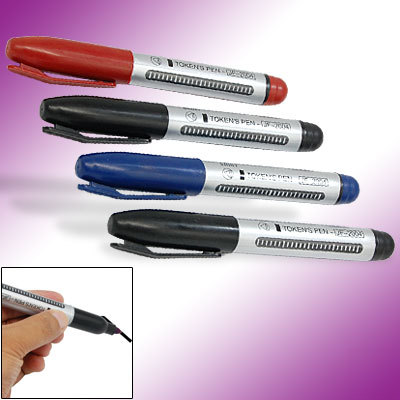 Blue red & black ink bold point permanent board pens