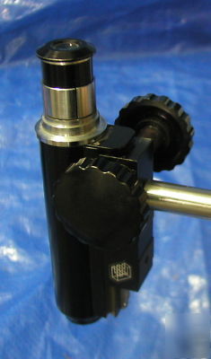 Ealing microscope focus tube lighted beam splitter