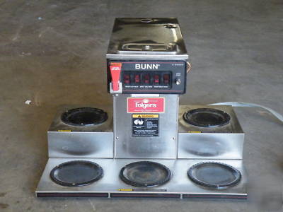 Bunn CRTF5-35 automatic coffee brewer w/hot water tap