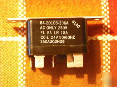 Electrical relay ac only 250V 24V coil great deal