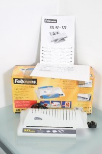 Fellowes sxl 95 A4 laminator in box
