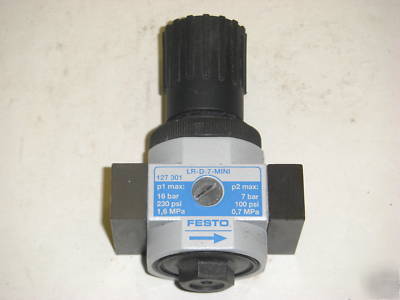 Festo air regulator lr-d-7-mini used