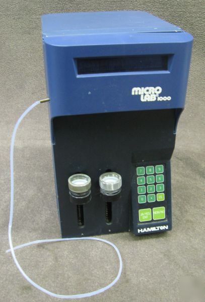 Hamilton microlab 1000 syringe pump dispenser diluter