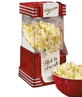 New old fashioned retro popcorn machine maker popper