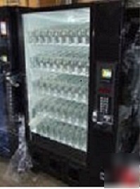 Refurbished glassfront bottle drop soda vending machine