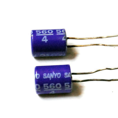10X sanyo ss 4V 560UF os-con aluminum solid capacitors