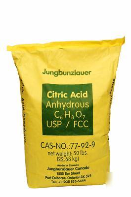 1LB citric acid 99% pure (technical grade) no food use