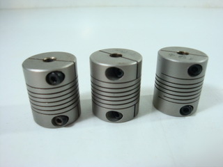 3X used flexible coupling 4.5X5 mm for stepping motor