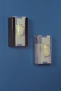 Acrylic disposable glove or tissue dispenser