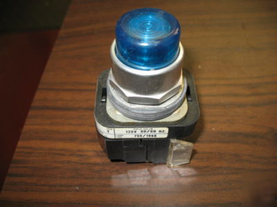 Allen bradley 800T-PT16 blue lighted push button