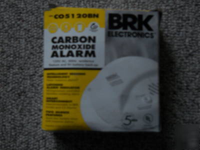 Brk 120V carbon monoxide alarm CO5120BN w/9V battery 