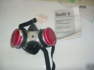 Comfo respirator filtering kit w/ 2 hepa filters medium