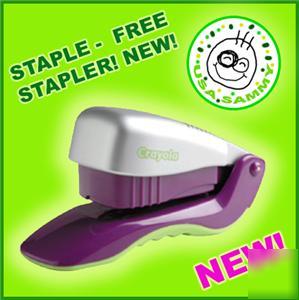 Crayola total tools staple-free stapler safe for kids 