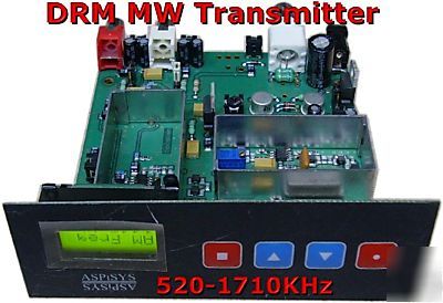 Drm transmitter dds 530KHZ - 2MHZ at 1K step qrp PART15