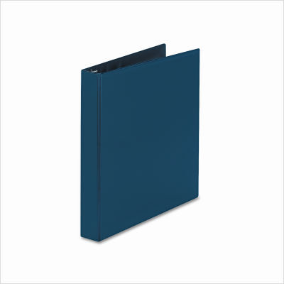 Durable slant ring reference binder, 1IN capacity, blue