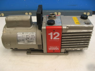 Edwards 12 E2M-12 rotary vane mechanical vacuum pump