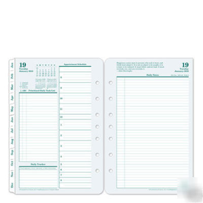 Franklin covey compact original daily planner pages
