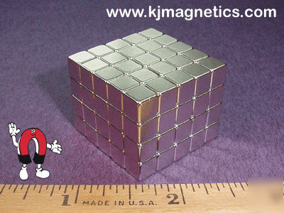 100 neodymium magnet cubes 1/4