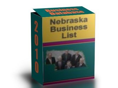 2010 nebraska business list 195,000 records ne business