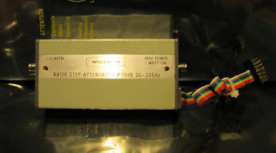 Anritsu 4412K programmable step attenuator to 20 ghz