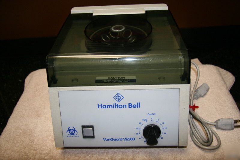 Hamilton bell vanguard V6500 centrifuge 3400RPM