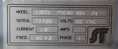 Micro rel computer interface unit - sputtering machine 