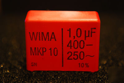 Wima polypropylene film capacitor MKP10 1.0UF 400V 1UF