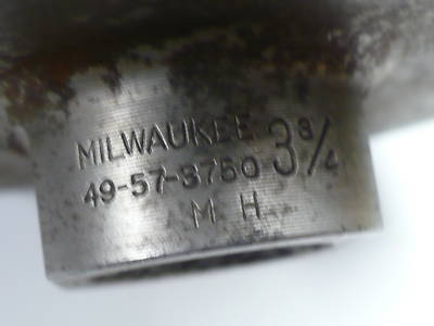 Milwaukee steel hawg 3-3/4 