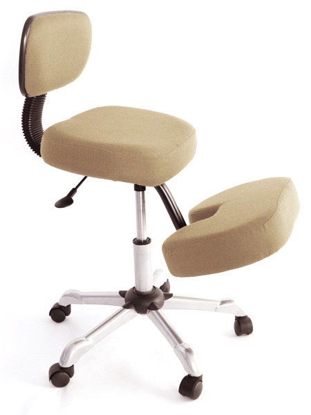 New office kneeling chair with back *** euro edition 