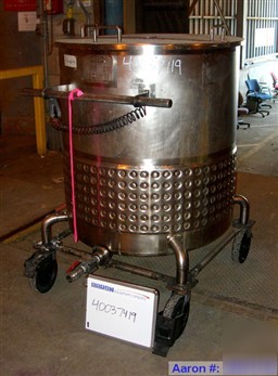 Used- walker kettle, 145 gallon, 304L stainless steel,