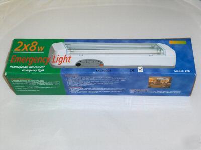 X5- rechargeable automatic emergency light set 2X8W 