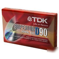 New tdk d type i audio cassette D90