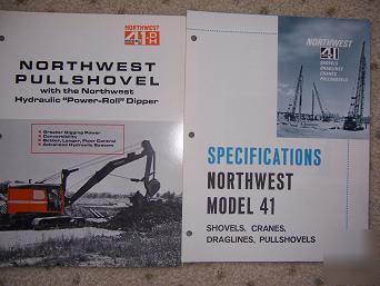 1960S northwest pullshovel promo specs hydraulic p