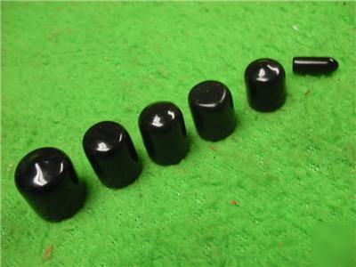 Round rubber bumper point tip cover cap 1/8 5/16 7/16