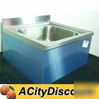 Used eagle drop in stainless steel hand wash sink 25X22