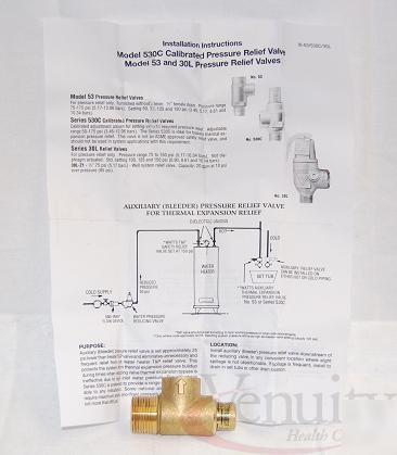 Watts regulator 0372271 pressure relief valve 1EA